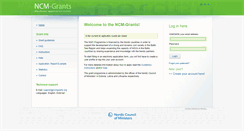 Desktop Screenshot of ncmgrants.org