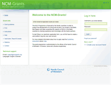 Tablet Screenshot of ncmgrants.org